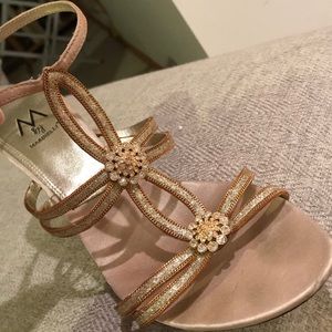 Beautiful gold heels